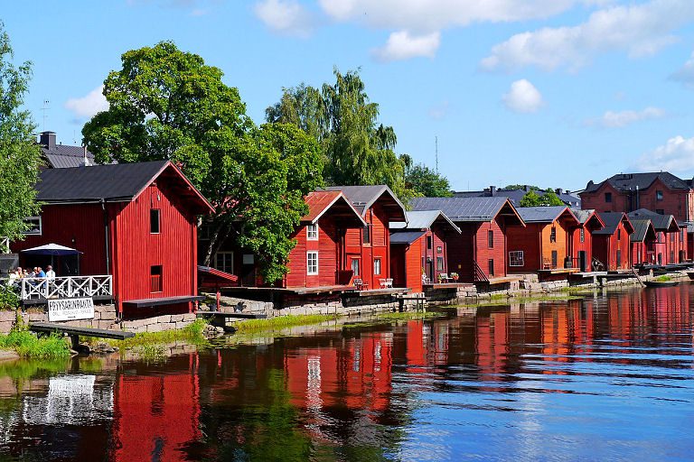 Was kann man aus Holz bauen - Traditionelle Häuser aus Holz in Finnland