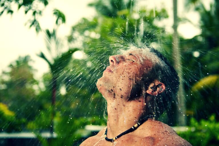 Eine Regenwald-Dusche ist nach wie vor der Renner bei den Armaturen im Bad.